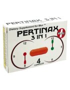 PERTINAX Capsule Plus 3 in 1 pentru erecții puternice și de durată formulă naturală cu ginseng 4 capsule