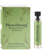 PheroStrong Mostră parfum cu feromoni Entice pentru femei cu note de zambilă de apă cedru și patchouli 1 ml