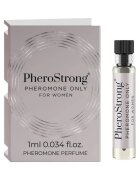 PheroStrong Mostră parfum cu feromoni Only For Women pentru femei note de iasomie zmeură și boabe de tonka 1 ml