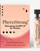PheroStrong Mostră parfum cu feromoni Pheromone Glow up Women pentru femei cu note de piersică bujor floare de portocal mosc 1 ml