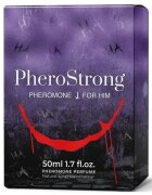 PheroStrong Parfum cu feromoni J pentru bărbați note de iris nobil ambră gri și ienupăr de Virginia 50 ml