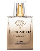 PheroStrong Parfum cu feromoni Perfect pentru femei note de litchi trandafir și ambră 50 ml (crem)