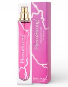PheroStrong Parfum cu feromoni Pheromone Flare Women pentru femei cu note de piper roz trandafir vanilie de Madagascar roz 50 ml