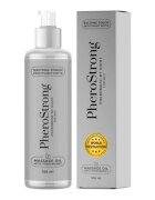 PheroStrong Ulei de masaj cu feromoni Pheromone By Night For Men pentru bărbați note de grepfrut și mandarină 100 ml (gri)