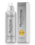 PheroStrong Ulei de masaj cu feromoni Pheromone Exclusive For Men pentru bărbați note de bergamotă și piper 100 ml (gri)