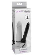 PIPEDREAM Inel dublu pentru penis cu dildo Anal Fantasy pentru dublă penetrare lungime 13.1 cm negru
