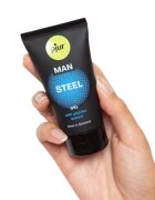 PJUR Gel Man Steel pentru masaj erotic și stimularea erecției cu extract de paprika 50 ml