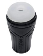 Playboy Masturbator The Urge Small din TPE texturat pentru stimulare intensă rezistent la apă lungime 17 cm negru