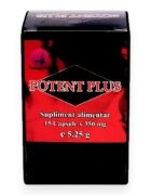 POTENT PLUS Capsule susțin erecțiile puternice și de durată cu extract de Ginseng siberian 15 buc