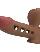 PRETTYLOVE Manșon gonflabil Airbag Tyronn pentru îngroșarea penisului întârzierea ejaculării și stimulare culoarea pielii