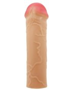 PRETTYLOVE Manșon Nile din TPR pentru extensia și îngroșarea penisului +2.5 cm în lungime culoarea pielii