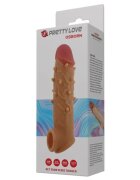 PRETTYLOVE Manson pentru penis - Osborne cu striatii pentru stimulare sexuala culoarea pielii