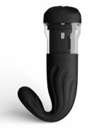 PRETTYLOVE Masturbator automat Breton cu interior texturat 4 moduri de vibrație și de rotație culoare negru