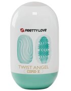 PRETTYLOVE Ou - Twist Angel EGG pentru masturbare rezistent la apa