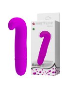PRETTYLOVE Vibrator mini Dana pentru punctul G 10 funcții de vibrație din silicon hipoalergenic culoare roz 10.6 cm