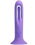 PRETTYLOVE Vibrator rabbit Killmoulis 4 funcții de mișcări ritmice 12 funcții de vibrație rezistent la apă mov