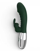 PRETTYLOVE Vibrator rabbit Naughty Bunny pentru stimularea clitorisului și a punctului G 30 moduri de vibrație culoare verde