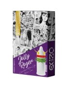  Prezervativ stimulator EGZO Jolly Roger Purple - Hard cu 3 texturi proeminente diferite din latex diametru 52 mm 1 buc