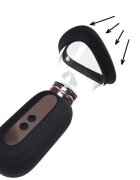 PUMPED Pompă electrică Dazzling Vulva & Breast Pump pentru stimularea zonelor erogene feminine culoare negru