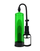 PUMPED Pompă manuală Basic Pump 2 pentru mărirea penisului și îmbunătățirea performanțelor sexuale 31 cm verde