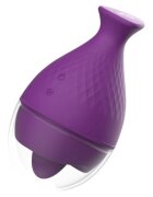 REWOLUTION Stimulator clitoris REWOLINGO cu funcție de simulare sex oral 10 funcții de vibrație rezistent la apă IPX6 culoarea mov