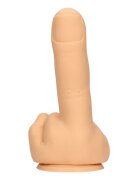 S LINE Dildo S-LINE BY SHOTS Up Yours în formă de deget din silicon lichid cu bază cu ventuză pentru fixare lungime 15.5 cm culoarea pielii