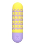 S LINE Vibrator bullet S-LINE I Cherryish You pentru stimularea clitorisului design cu cireșe 10 funcții de vibrație galben cu mov