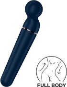 Satisfyer Aparat de masaj - Wand pentru corp si zonele intime 10 functii de vibratie albastru