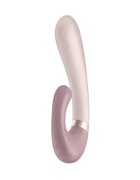 Satisfyer Vibrator rabbit Heat Wave Vibrator cu stimulare dublă funcție de încălzire control prin aplicație roz