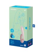 Satisfyer Vibrator rabbit Heat Wave Vibrator cu stimulare dublă funcție de încălzire control prin aplicație roz
