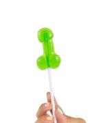 Secret Play Acadea în formă de penis DRINK ME cu gust de cocktail Caipirinha perfect ca un cadou sexy și amuzant culoare verde deschis (9977C)