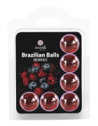 Secret Play Bile Braziliene - BERRIES ulei de masaj pentru corp si zonele erogene cu aroma de fructe de padure 1 x 6 bucati