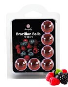 Secret Play Bile Braziliene - BERRIES ulei de masaj pentru corp si zonele erogene cu aroma de fructe de padure 1 x 6 bucati