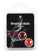 Secret Play Bile Braziliene - Cherry ulei de masaj pentru corp si zonele erogene cu aroma de cirese 1 x 2 bucati