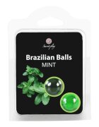 Secret Play Bile Braziliene - Mint ulei de masaj pentru corp si zonele erogene cu aroma de menta 1 x 2 bucati