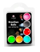 Secret Play Bile Braziliene - Mix Effects ulei de masaj pentru corp si zonele erogene cu efecte multiple 1 x 6 bucati