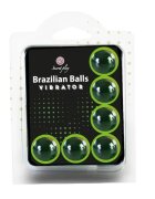 Secret Play Bile Braziliene - Vibrator ulei de masaj pentru corp si zonele erogene cu efecte de vibratie 1 x 6 bucati