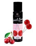 Secret Play Gel intim comestibil Sweet Love - Cherry Lollypop cu aromă de acadea cu cireșe 55 gr