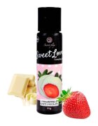Secret Play Gel intim comestibil Sweet Love - Chocolate Strawberry cu aromă de căpșuni și ciocolată 55 gr