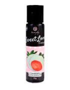 Secret Play Gel intim comestibil Sweet Love - Chocolate Strawberry cu aromă de căpșuni și ciocolată 55 gr