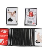 Secret Play Joc erotic pentru cupluri Kamasutra Pocket cărți de joc cu poziții sexuale mărime compactă de buzunar