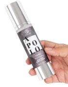 Secret Play Loțiune pentru bărbați APOLO Silky Skin pentru corp păr și masaj cu feromoni note de patchouli și scorțișoară 50 ml
