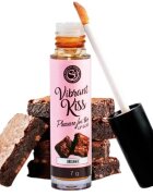 Secret Play Luciu de buze pentru sex oral cu efect de vibratie cu aroma brownie 7 gr