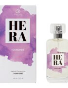 Secret Play Parfum cu feromoni HERA cu note de vanilie neagră pară și gardenie albă pentru femei mov 50 ml