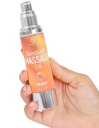 Secret Play Ulei de masaj Sensual Massage Oil - Peach cu efect hidratant aromă de piersică 50 ml