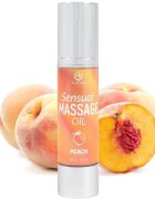 Secret Play Ulei de masaj Sensual Massage Oil - Peach cu efect hidratant aromă de piersică 50 ml