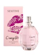 SEXITIVE Parfum cu feromoni Crazy Girl pentru femei note de zmeură lămâie Amalfi și miere albă 60 ml