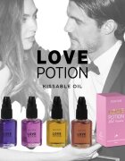 SEXITIVE Ulei comestibil Love Potion - Red Fruits pentru masaj și sex oral efect de încălzire aromă de fructe roșii 30 ml (P13960)