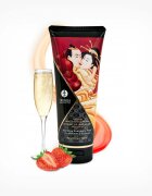 SHUNGA Crema de masaj cu aroma de vin spumant de capsuni 200 ml
