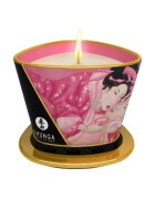 SHUNGA Lumânare pentru masaj Aphrodisia - Rose Petals cu uleiuri 100% naturale cu aromă de trandafir 170 ml